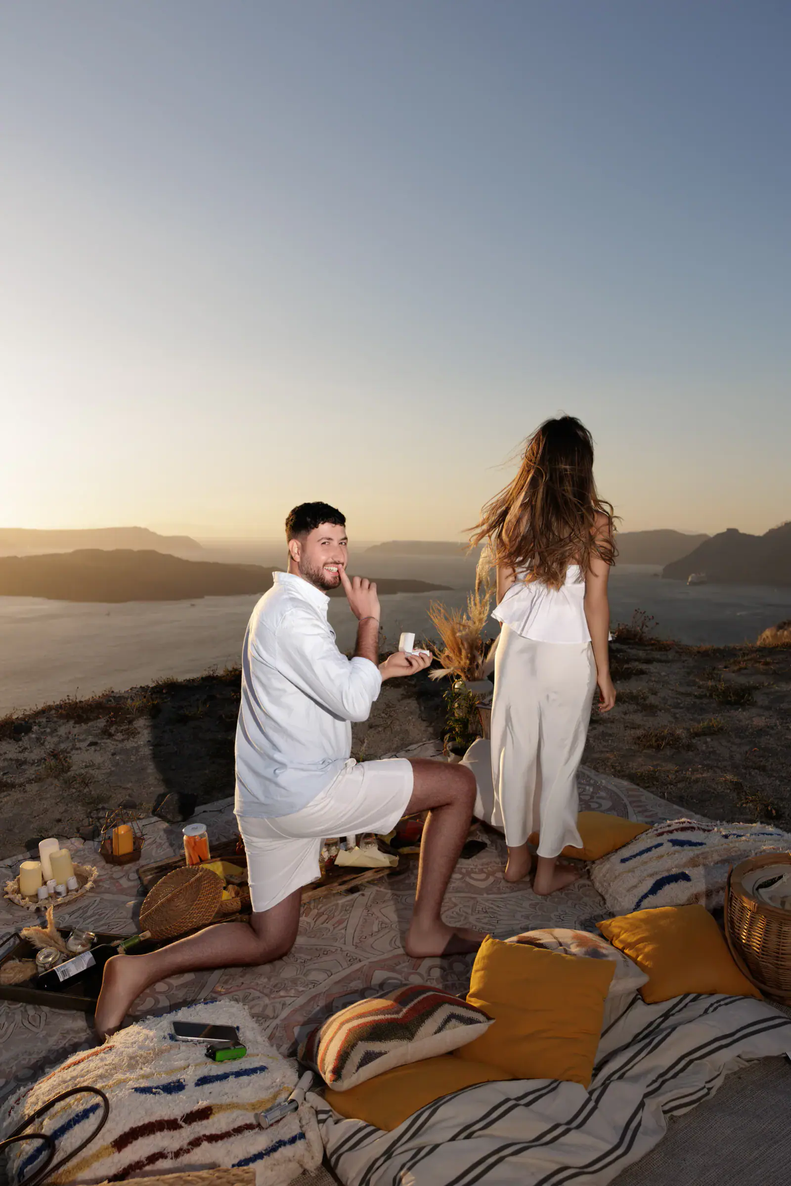 Santorini Proposal Story, photograph 1
